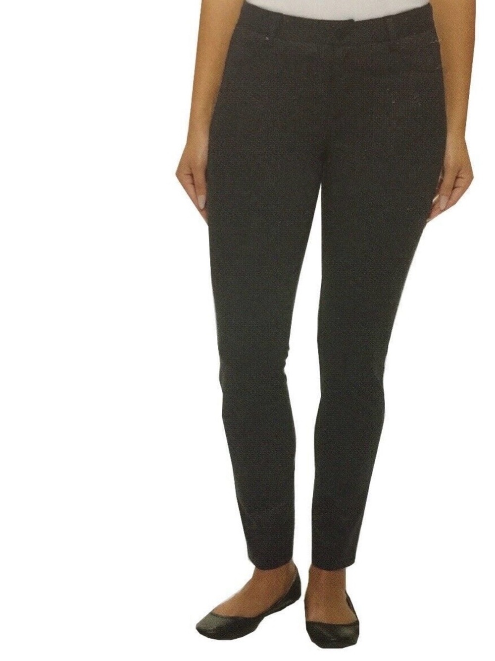 DKNY vnr/bk/gry ponte pant large